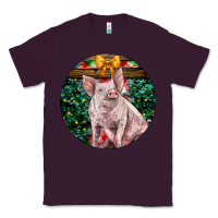Plum christmas pig Classic Tee - LillyAllenDesigns