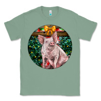 Sage christmas pig Classic Tee - LillyAllenDesigns