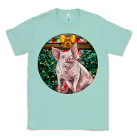 Seafoam christmas pig Classic Tee - LillyAllenDesigns