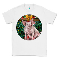 White christmas pig Classic Tee - LillyAllenDesigns