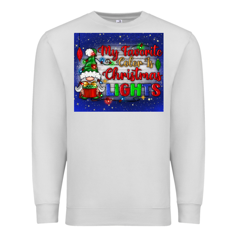 My Favorite Color Is Christmas Lights Premium Sweatshirt by BundleAndBundleShop | Teevron