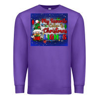 Purple my favorite color is Christmas lights Premium Sweatshirt - BundleAndBundleShop