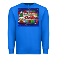 True Royal my favorite color is Christmas lights Premium Sweatshirt - BundleAndBundleShop