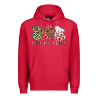 Cardinal Easter Day Peace love Easter Premium Hoodie - OliviaCreatesArt