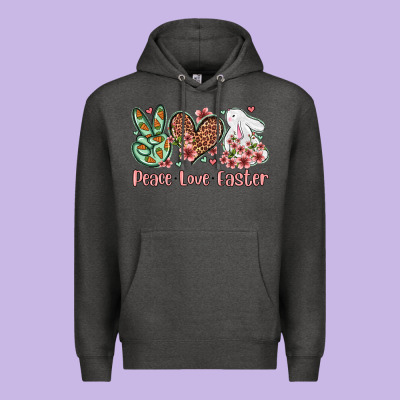Easter Day Peace Love Easter Premium Hoodie Designed By Oliviacreatesart