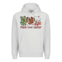 Dove Grey Easter Day Peace love Easter Premium Hoodie - OliviaCreatesArt