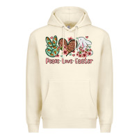 Sandshell Easter Day Peace love Easter Premium Hoodie - OliviaCreatesArt