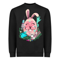 Black Easter egg Nurse Easter Day Heavyweight Sweatshirt - HowdyJamesFarm