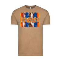Vintage Coffee houston baseball team spirit brushstrokes Vintage Tee - Artiststas