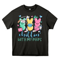Asphalt chillin with my peeps Heavy Core Tee - MaliasSmallBusiness