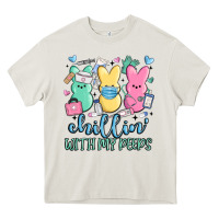 Cream chillin with my peeps Heavy Core Tee - MaliasSmallBusiness