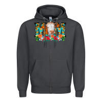 Smoke Mom Cow Flowers Zipper Hoodie - CowCowDesign