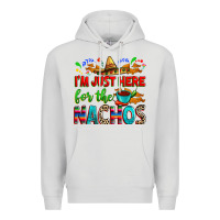 Dove Grey I'm just here for the nachos Premium Hoodie - RanaPortraitStore