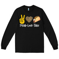 Black Peace Love Tacos Long Sleeve Tee - Bettercallsaul