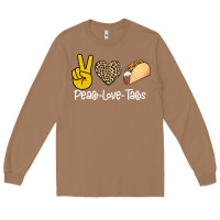 Toasted Coconut Peace Love Tacos Long Sleeve Tee - Bettercallsaul