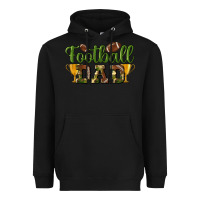 Black football dad Heavyweight Hoodie - BundleAndBundleShop