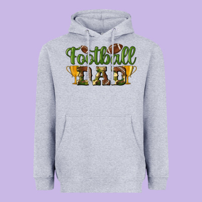 Football Dad Heavyweight Hoodie Designed By Bundleandbundleshop