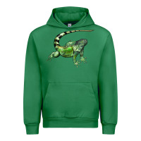 Emerald İguana Urban Hoodie - LillyAllenDesigns