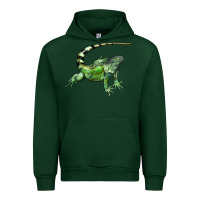 Foreset Green İguana Urban Hoodie - LillyAllenDesigns