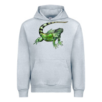 Heather Grey İguana Urban Hoodie - LillyAllenDesigns