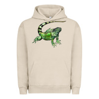 Pigment French Oak İguana Urban Hoodie - LillyAllenDesigns