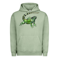 Pigment Oil Green İguana Urban Hoodie - LillyAllenDesigns