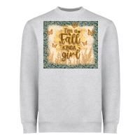 Heather Grey i'm a fall kinda girl Heavyweight Sweatshirt - TumblerDesignByShophia