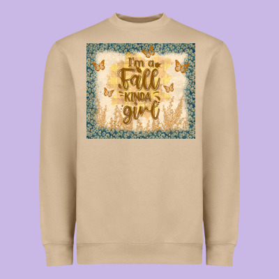 I'm A Fall Kinda Girl Heavyweight Sweatshirt Designed By Tumblerdesignbyshophia