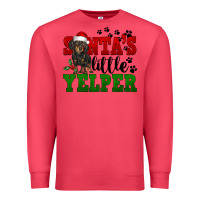 Cardinal Santa's Little Yelper Premium Sweatshirt - FaDigitalArtStudio