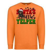Carrot Santa's Little Yelper Premium Sweatshirt - FaDigitalArtStudio