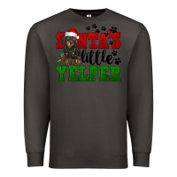 Smoke Santa's Little Yelper Premium Sweatshirt - FaDigitalArtStudio