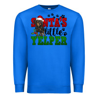 True Royal Santa's Little Yelper Premium Sweatshirt - FaDigitalArtStudio