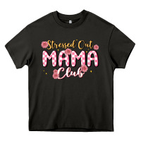 Asphalt stressed out mama club Heavy Core Tee - MaliasSmallBusiness