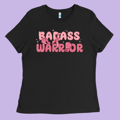 Badass Warrior Ladies Tee Designed By Maliassmallbusiness