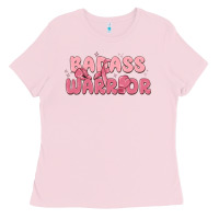 Bubblegum Pink badass warrior Ladies Tee - MaliasSmallBusiness