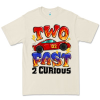 Bone two fast two curious boys birthday racing car Premium Tee - MaliasSmallBusiness