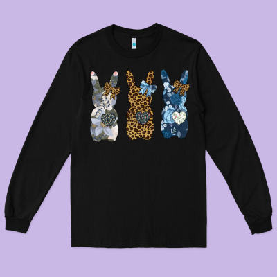 Easter Bunnies Long Sleeve Tee Designed By Bettercallsaul