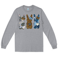 Heather Grey Easter Bunnies Long Sleeve Tee - Bettercallsaul