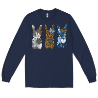 Navy Easter Bunnies Long Sleeve Tee - Bettercallsaul