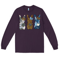 Plum Easter Bunnies Long Sleeve Tee - Bettercallsaul