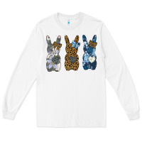 White Easter Bunnies Long Sleeve Tee - Bettercallsaul