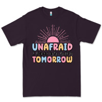 Plum unafraid i know who holds tomorrow Premium Tee - MaliasSmallBusiness