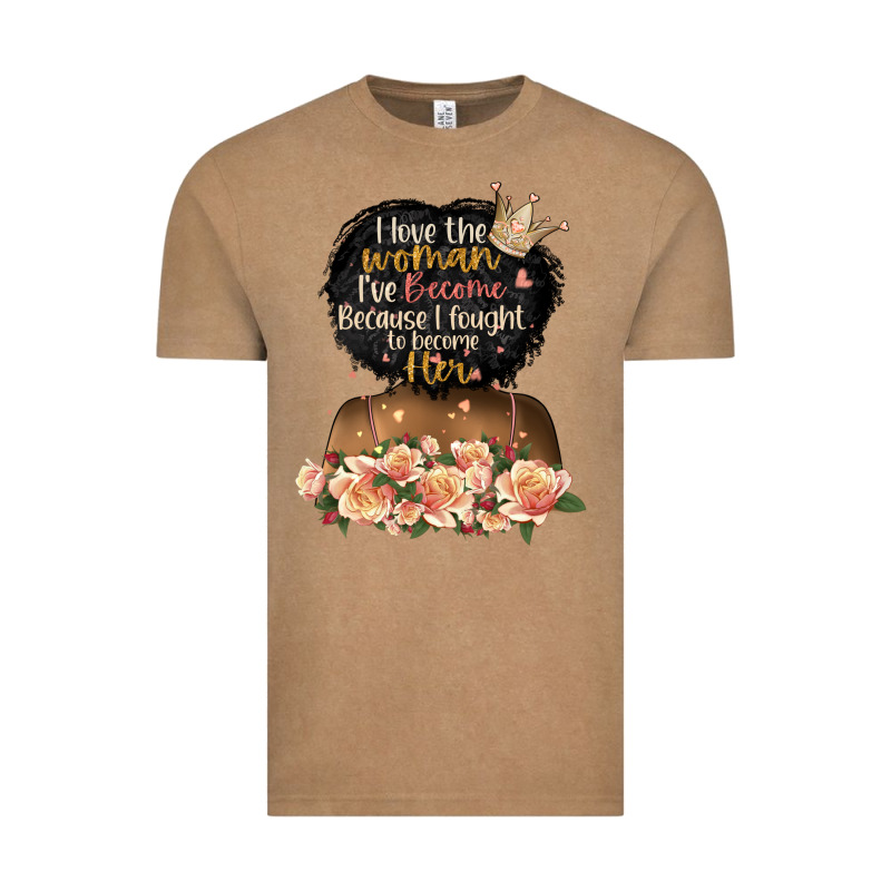 I Love The Woman L've Become Black Girl Vintage Tee by Artiststas | Teevron