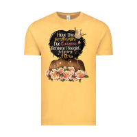 Vintage Mustard i love the woman l've become black girl Vintage Tee - Artiststas