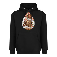 Black american football and western roses teardrop Heavyweight Hoodie - BundleAndBundleShop