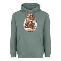 Sage american football and western roses teardrop Heavyweight Hoodie - BundleAndBundleShop
