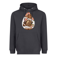 Smoke american football and western roses teardrop Heavyweight Hoodie - BundleAndBundleShop