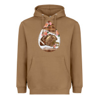 Toasted Coconut american football and western roses teardrop Heavyweight Hoodie - BundleAndBundleShop
