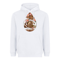 White american football and western roses teardrop Heavyweight Hoodie - BundleAndBundleShop