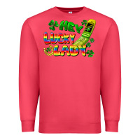 Cardinal Hey lucky lady flip phone Premium Sweatshirt - FaDigitalArtStudio